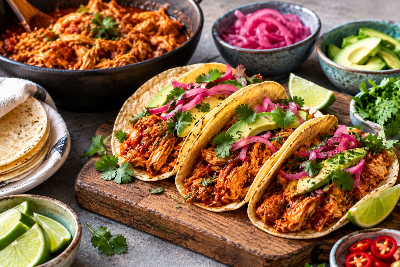 Chicken Tinga Tacos